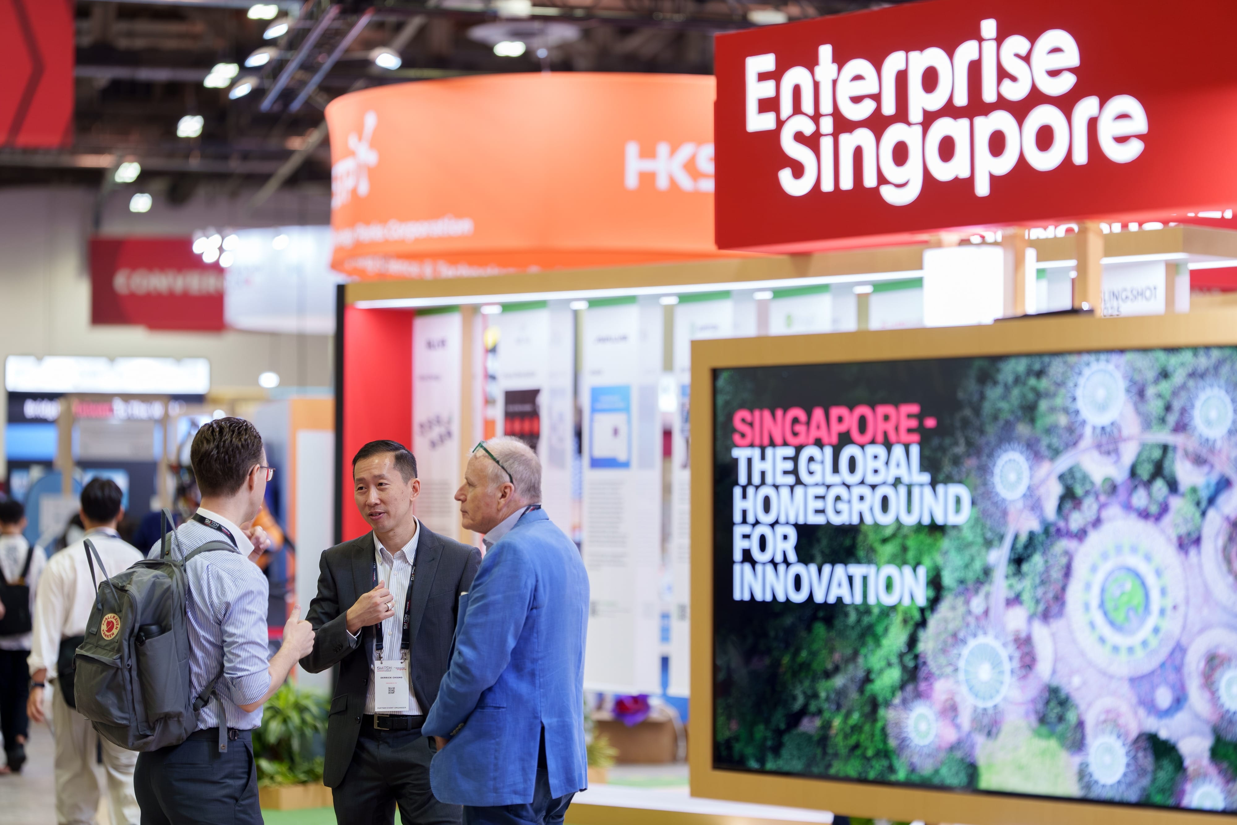 Networking on the trade floor